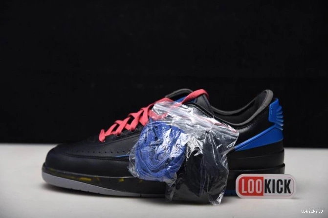 TBkick Jordan 2 DJ4375-004 Black SP Off-White Retro Blue Low 0815